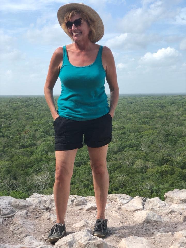 Renee on top of the world